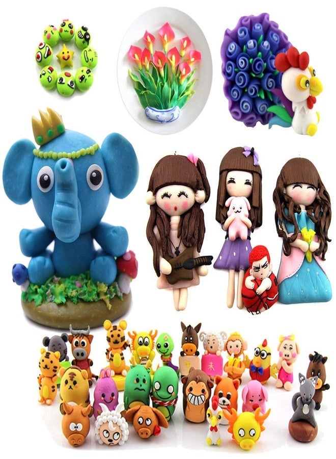 Firstly Traders 60 pcs Air Dry Clay (5 Sets of 12 Colors)+ Stickers+ Tools DIY Crafts Kit Set for Girls and Boys with Art and Craft Supplies for Kids Ages 8-10, Age 9-12, Age 12-16 Old - Image 3